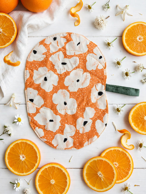 Pumpkin pot holder sewing pattern