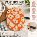 Pumpkin pot holder sewing pattern